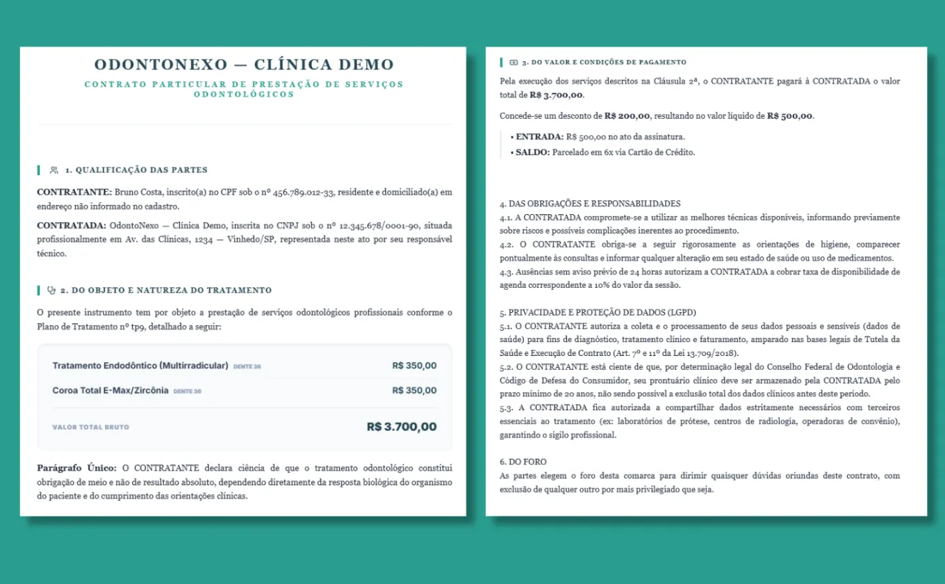 Contratos digitais automáticos